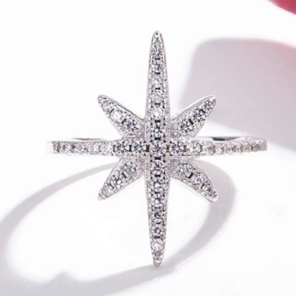 Sterling silver star ring ⭐️ - Picture 4 of 4